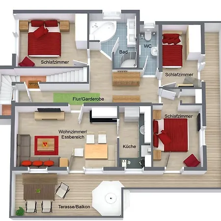Apartment Haus Alpenheim 3 Tux